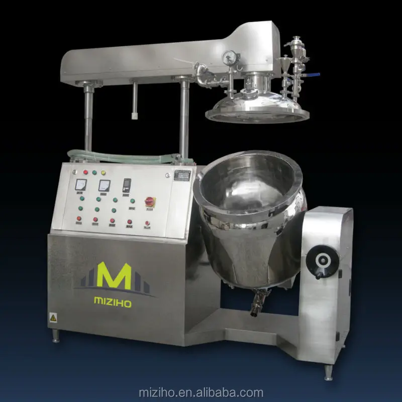 MZH-V100 Vacuum emulsifying mixer with our blender