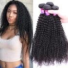 4Bundles 9A Grade Afro Kinky Curly Human Raw Virgin Cuticle Wholesale 100% Natural Short Kinky Curly Indian Hair Extensions
