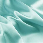 Howmay satin silk fabric 16m/m 45" 114cm 100% pure silk charmeuse light blue China raw silk for dress pajamas