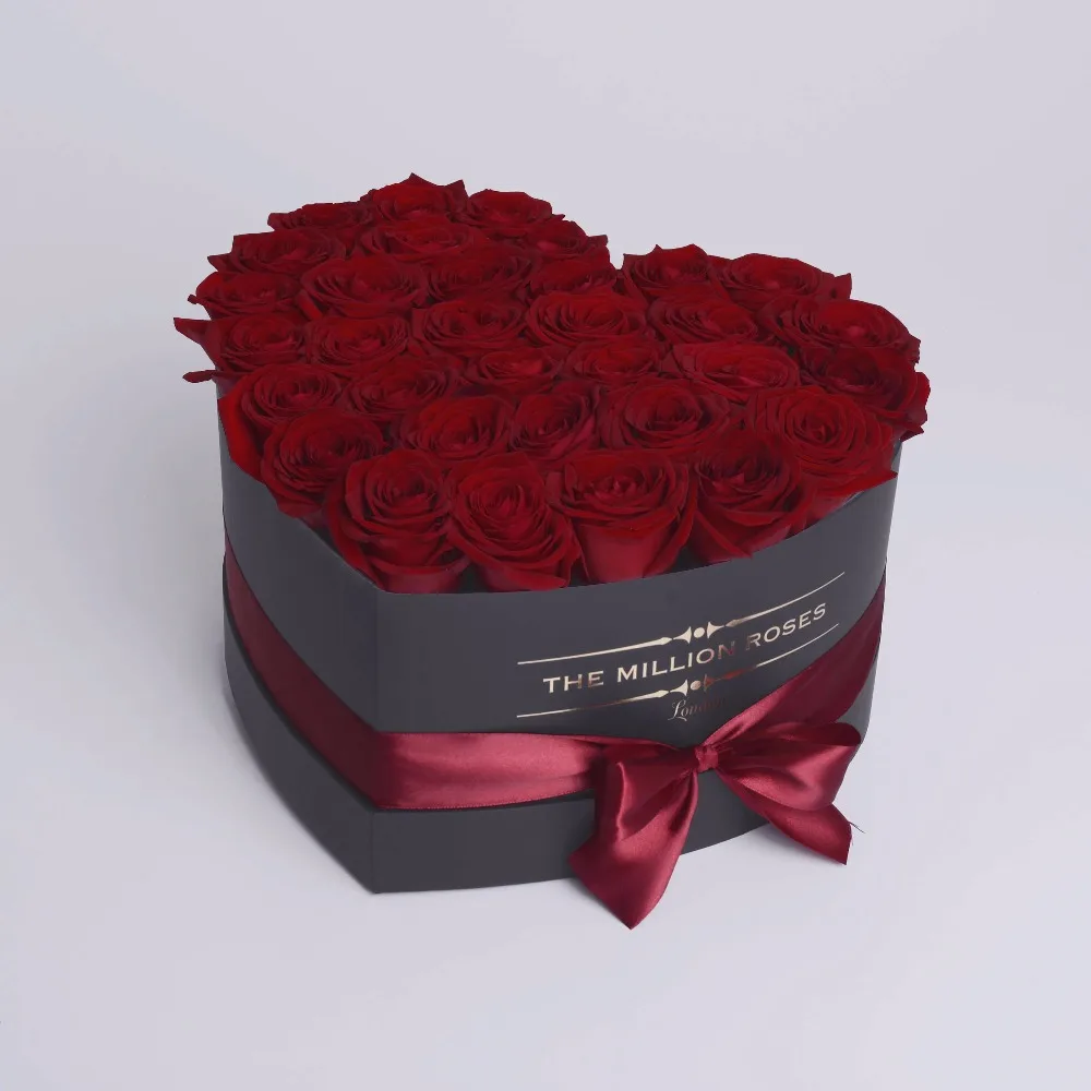 custom heart shape paper gift box
