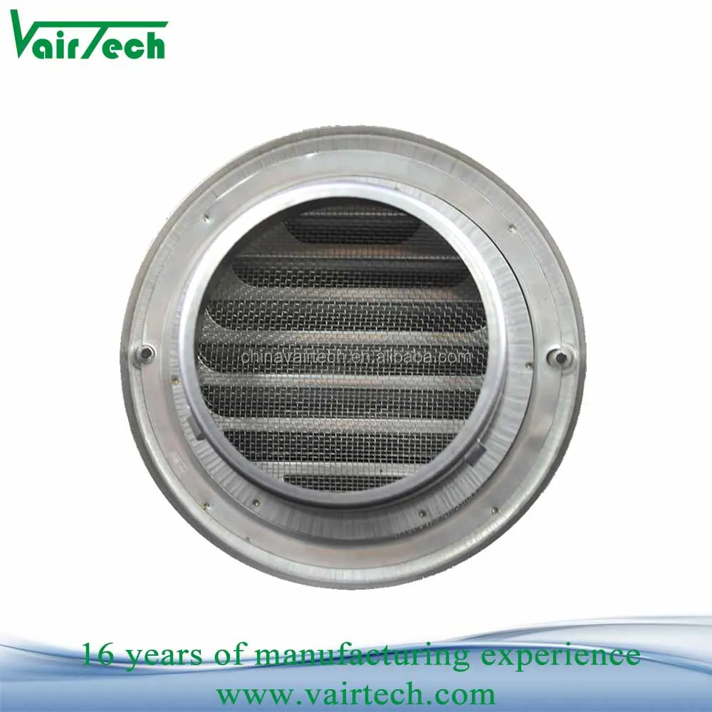 air conditioning stainless steel wall air duct air vent cap