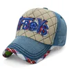 Fashionable kids 100% cotton embellished boy baseball cap