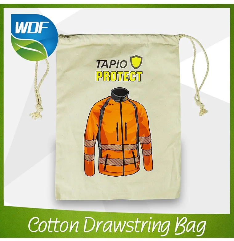 backpack sports color cotton drawstring bag
