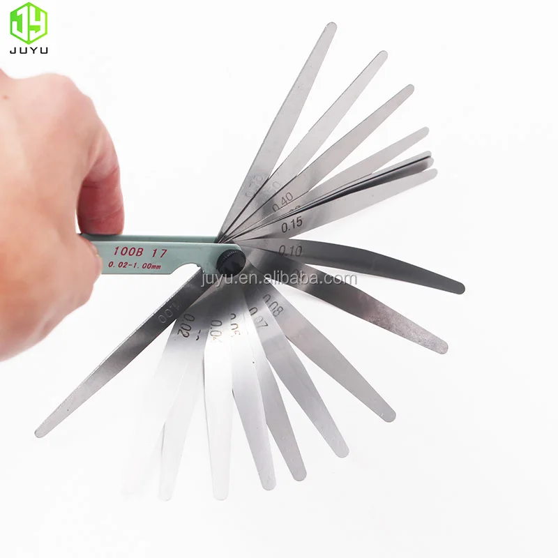 0mm gap gauge measuring taper feeler gauge