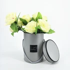 Waterproof Cardboard Round Fresh Flower Packing Box