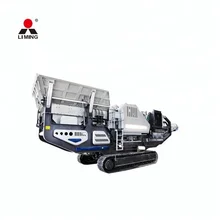 Professional 50-300tph mobile crawler quarry crusher , track mounted crawler stone crusher