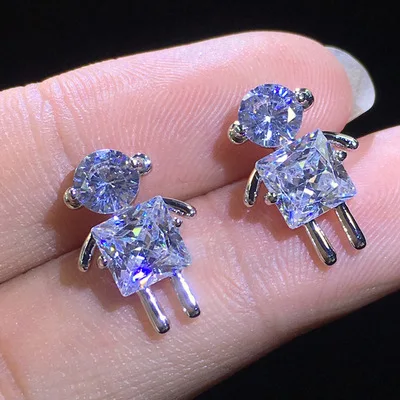 Cartoon Characters Earrings Cubic Zirconia Party Wedding Stud Earrings For Women Love Jewelry
Cartoon Characters Earrings Cubic Zirconia Party Wedding Stud Earrings For Women Love Jewelry