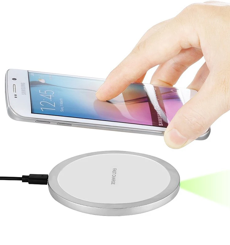 Funxim Ultra Slim Wireless Charging Pad Qi Standard Wireless Charger for Samsung Galaxy, White
Funxim Ultra Slim Wireless Charging Pad Qi Standard Wireless Charger for Samsung Galaxy, White