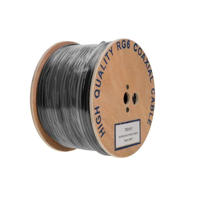 Shielded Rg6 Cctv Camera Coaxial Cable BULK 1694A ROLLO CABLE RG6 75OHM SDI 18 AWG - ANKUX.COM