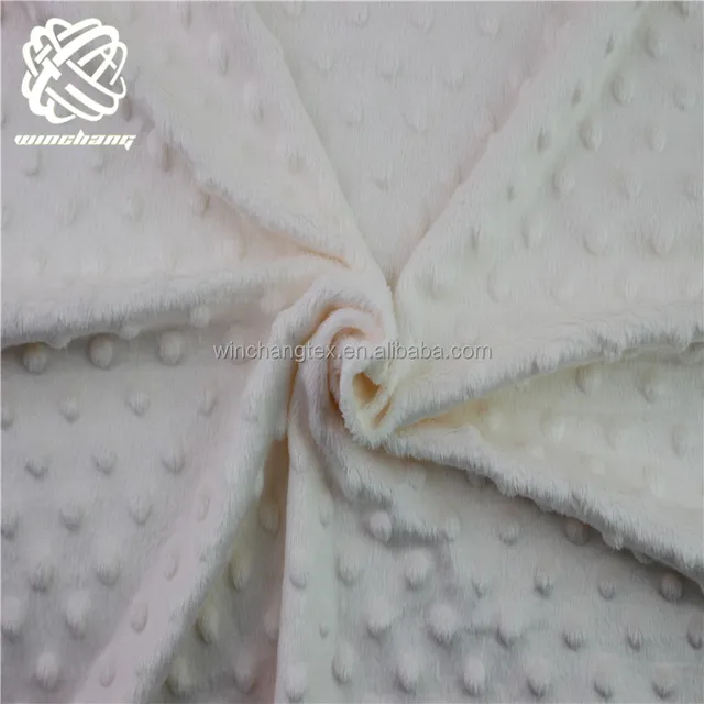 apricot mink dots super soft coral fleece fabric for fleece