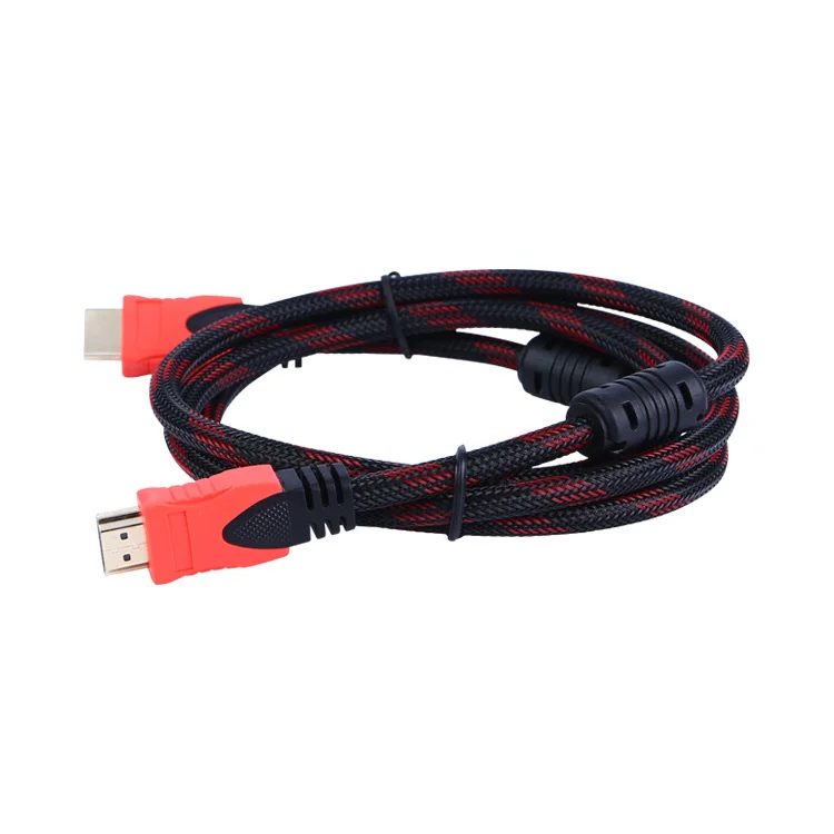4K 3D High Speed Audio Video 1.5m red and black 18Gbps HDTV Cable - ANKUX.COM