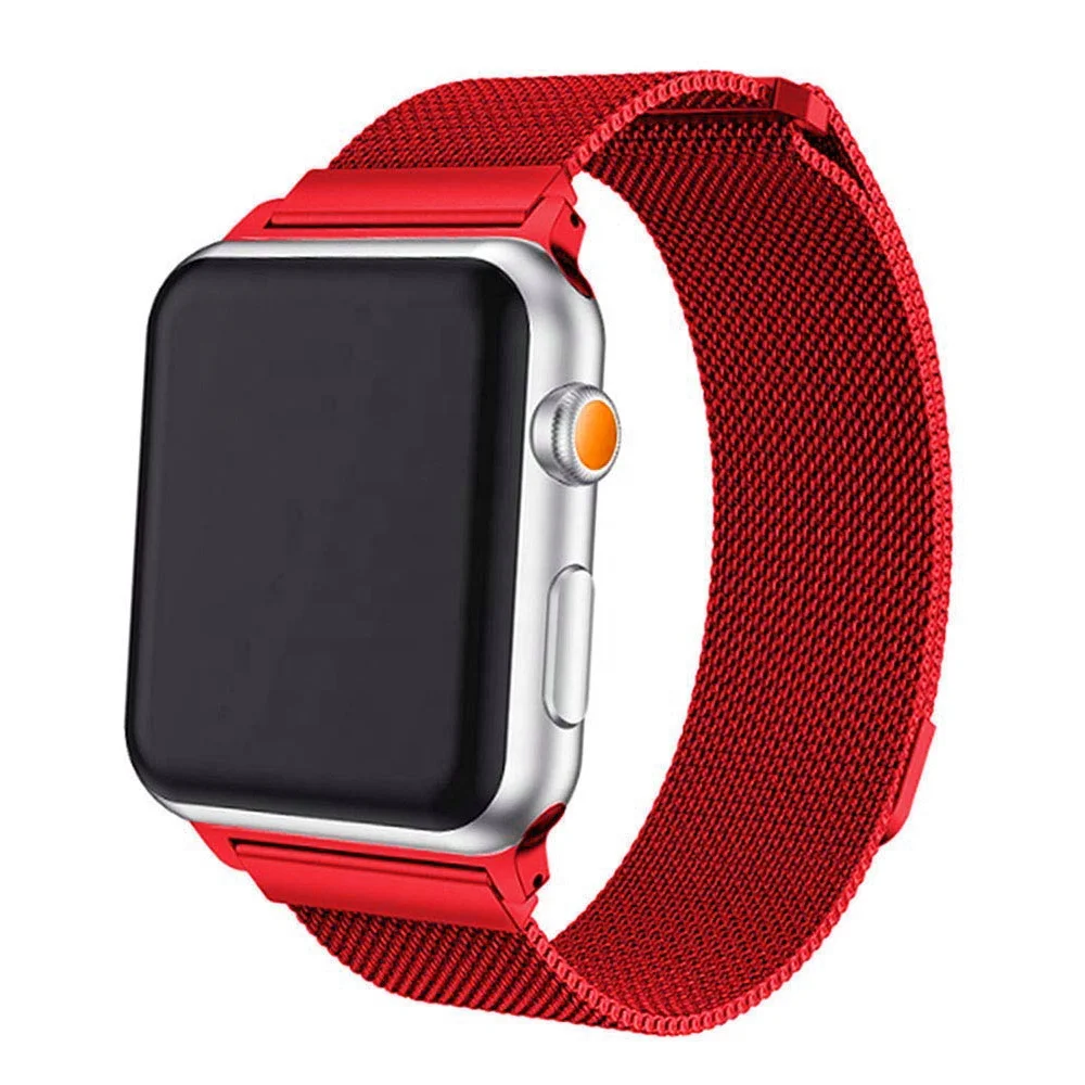 IVANHOE Replacement Straps for Apple Watch Band, Milanese Mesh Loop Metal with Magnetic Closure for Apple Watch Series 5 4 3 2 1, Multi-color optional or customized
IVANHOE Replacement Straps for Apple Watch Band, Milanese Mesh Loop Metal with Magnetic Closure for Apple Watch Series 5 4 3 2 1, Multi-color optional or customized