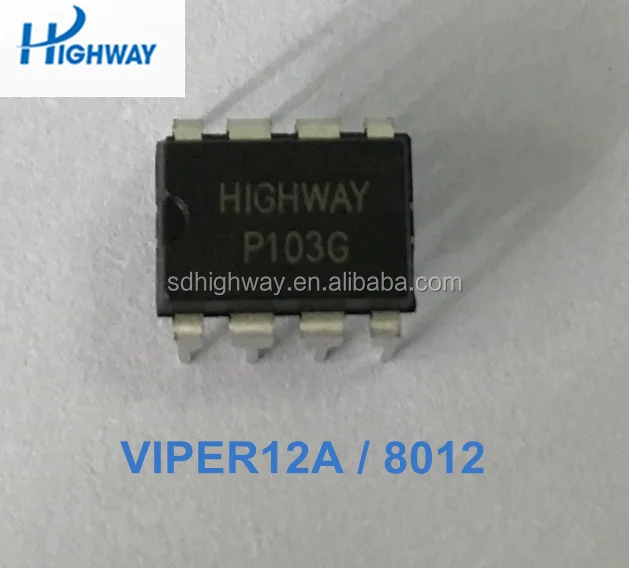 VIPER12A 8012 power drivier IC 8 DIP package for induction cooktop cooker home Appliances HW P102G