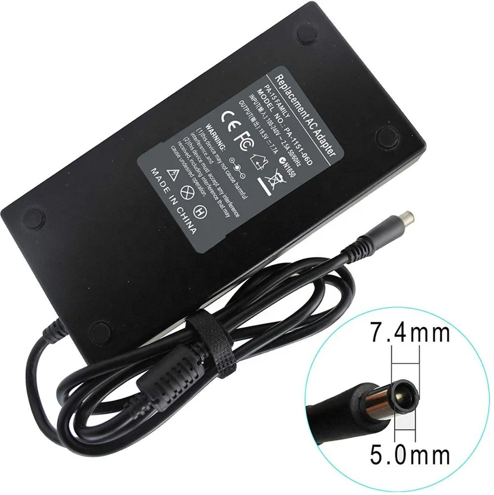 laptop ac/dc power supply adapter 19.5V 7.7A 150W 7.4*5.0mm laptop charger 19.5v 7.7a 150W
laptop ac/dc power supply adapter 19.5V 7.7A 150W 7.4*5.0mm laptop charger 19.5v 7.7a 150W