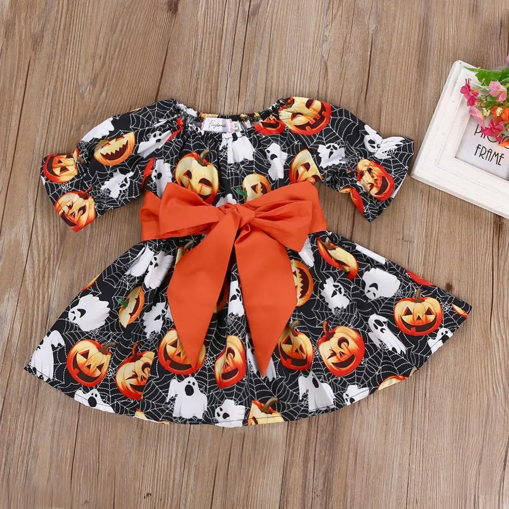 Long Sleeve Pumpkin Baby Girls Dresses Halloween Kid Baby Girls Princess Party Dress Autumn New Girls Clothing, As picture
Long Sleeve Pumpkin Baby Girls Dresses Halloween Kid Baby Girls Princess Party Dress Autumn New Girls Clothing, As picture