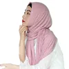 2019 most popular high quality crepe jersey hijab luxury tie dye finish muslim scarf