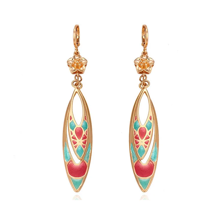 28914 Fashion jewelry ethnic style earring gold plated jewelry drop earrings for women
28914 Fashion jewelry ethnic style earring gold plated jewelry drop earrings for women