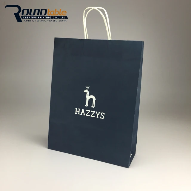 customized design print glossy paper bag for medical conference