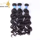 7a burmese loose curl virgin hair bundles with lace closure