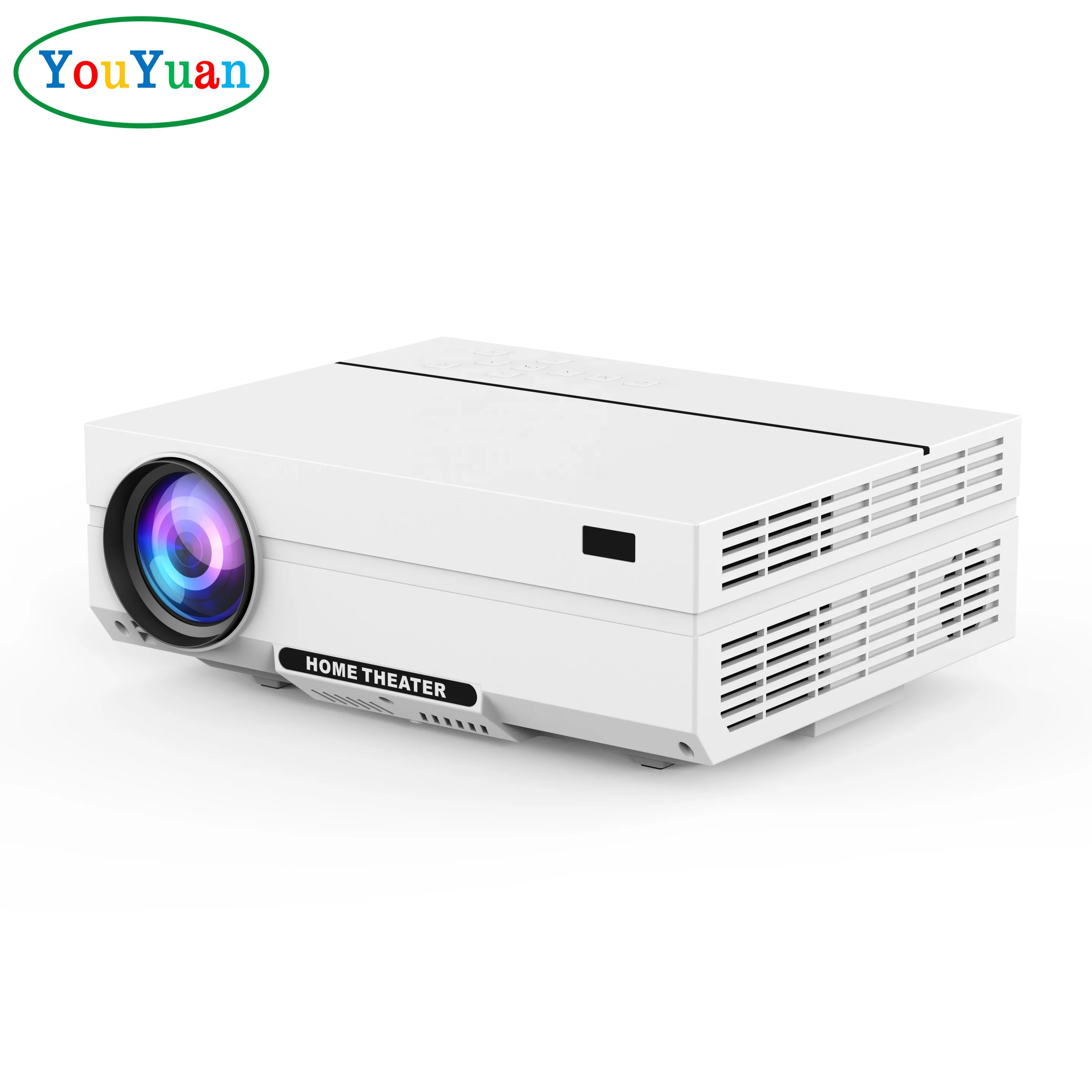 

Full HD 1920*1080P Projector T26 home theater projectors 4k proyector Video LED LCD Cinema Theater Beamer, White;black