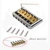 Zinc Alloy 6 String Fixed Hard Tail Hardtail Guitar Bridge for Electric Guitarra