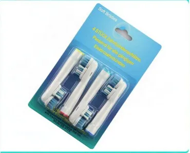 4ピースデュアルクリーン交換歯ブラシはオーラルb電動歯ブラシヘッドケア口腔衛生クリーン歯ツールEB-417A 問屋・仕入れ・卸・卸売り