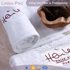 Luxury 60s 100% Cotton Pure White Handtuch Face Linen Hotel Terry Bath Towels Wholesale Beach Towel