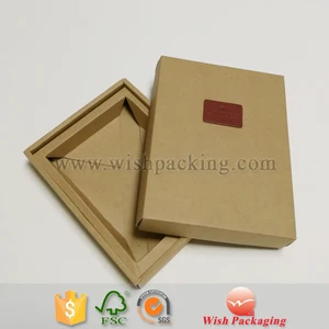 mark nameplate cardboard paper carton packaging box with leather