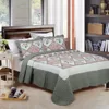 Cheap King Size Lightweight Chenille Cotton Patchwork Floral Fitted Bedspreads