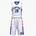 Wholesale Blank Cheap Custom Sublimated Basketball Uniform Jerseys
