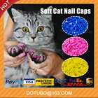 Summer Soild colour Cat Nail Caps/Cat Claw /Soft Silicone Pet Paws with free Adhesive Glue Size XS S M L Gift for pet