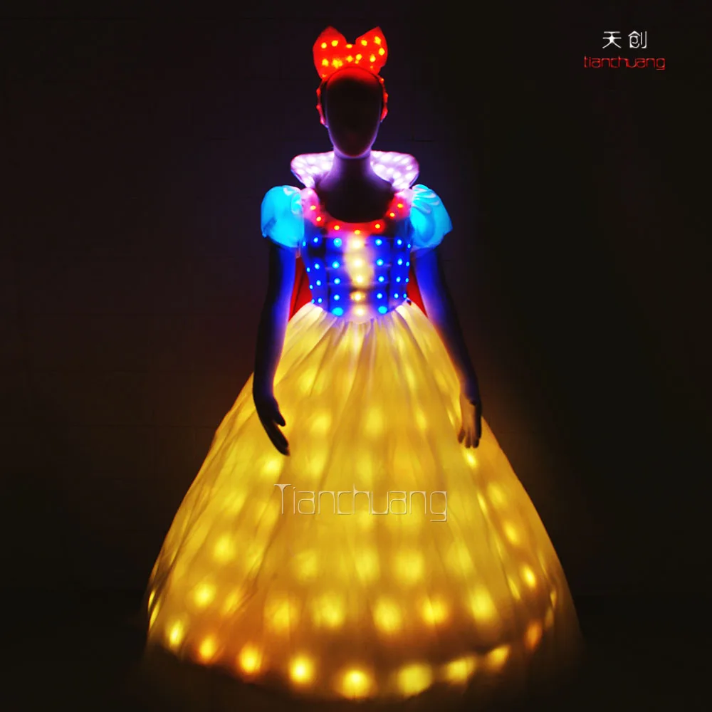 wedding dress with led lights