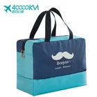 wholesale Women Men Large capacity portable travel foldable waterproof luggage garment clothes storage oxford bag handbag