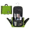Portable Waterproof Green Travel Makeup Organizer Hanging Cosmetic Toiletry Bag