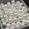 Wholesale 3mm-16mm Satin Luster Shell Pearl Beads, White Imitation Pearl Beads, Loose Round Pearls for Jewelry Making