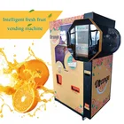 Cheap price commercial stainless steel automatic remote control fresh orange juice vending machine