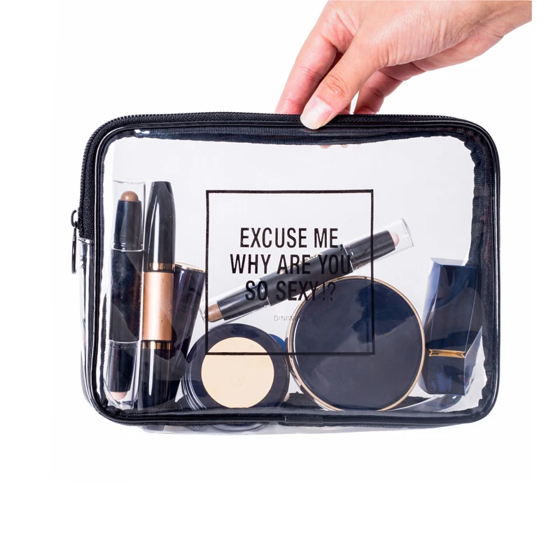 clear beauty bag