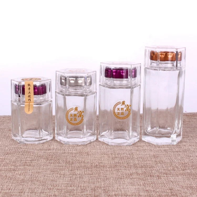 Hot Sale Honey glass bottle/Bird's nest bottle jar honey hexagon jar glass jars for jams, Color
Hot Sale Honey glass bottle/Bird's nest bottle jar honey hexagon jar glass jars for jams, Color