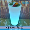 remote control rgb color changing solar/ battery powered led decorative flowerpot