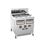 Commercial Open Deep Fryer With Automatic Oil Filter System