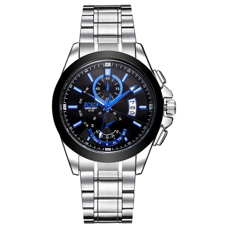 2018 BOSCK Brand Luxury Men Quartz Watch Sports Military Date Clock Men Business Stainless Steel Waterproof Watch High Quality
2018 BOSCK Brand Luxury Men Quartz Watch Sports Military Date Clock Men Business Stainless Steel Waterproof Watch High Quality