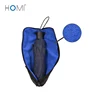 Plain Dark Blue Business Manual Open windproof 8 ribs foldable fast dry umbrella With Water Absorbing Cover