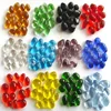 Coloured glass pebbles for swimming pool use