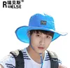 summer direct factory sun protection neck face flap boonie hat custom made polyester fishing hiking bucket hat