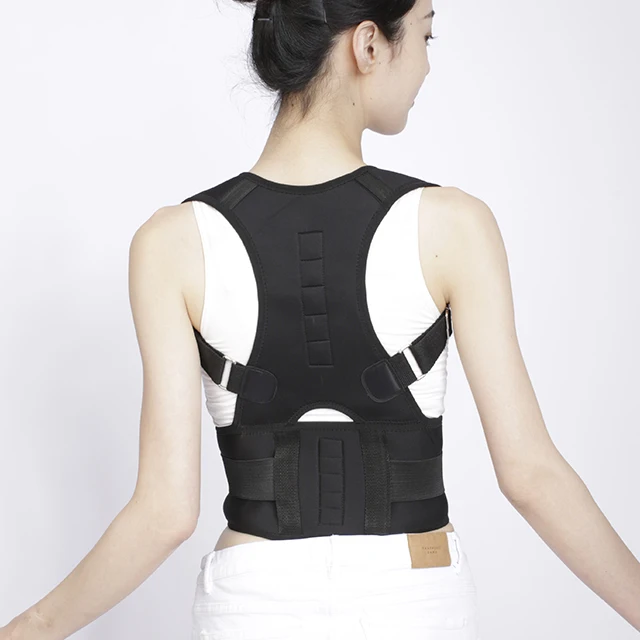High quality magnetic back posture corrector orthopedic posture corrector for unisex, White black
High quality magnetic back posture corrector orthopedic posture corrector for unisex, White black
