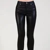 Jeans style stretch real leather sexy pants for women