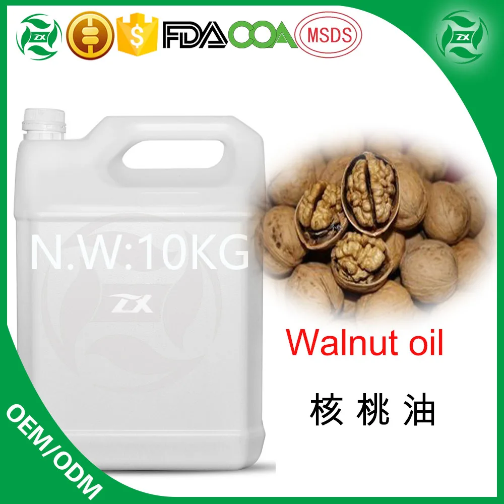 food grade edible vegetable oil 100% pure baby walnut oil in