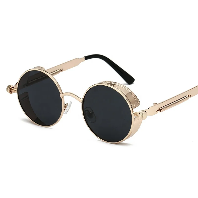 Wholesale Custom Logo UV400 Trendy Stylish Shield Vintage Brand 2019 Circle Sunglasses For Men Women 
Wholesale Custom Logo UV400 Trendy Stylish Shield Vintage Brand 2019 Circle Sunglasses For Men Women
