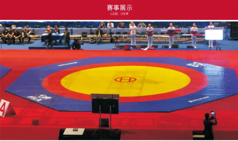 Uww Approved Competition Or Training Pvc Material Used Wrestling