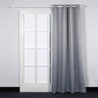 gray jacquard portable kitchen russian bedroom curtains ready made one side